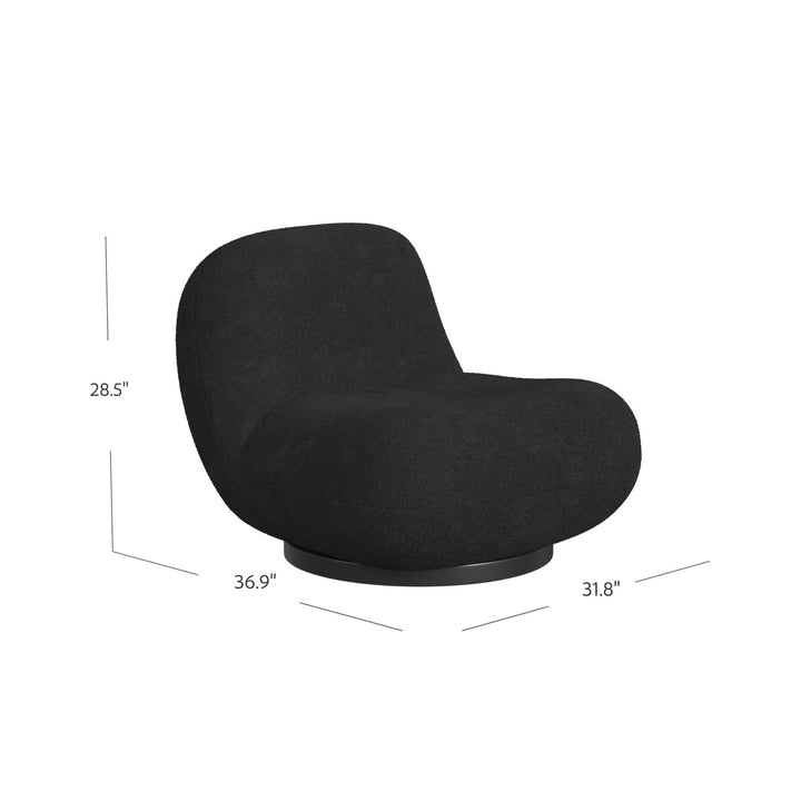 cortney’s swivel chair - Black