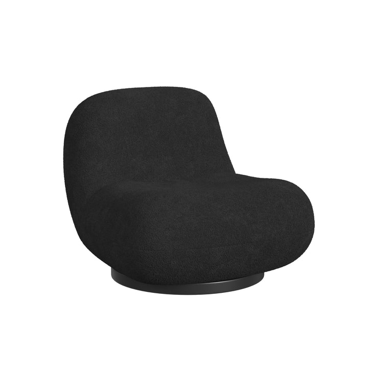 bedroom swivel chairs - Black