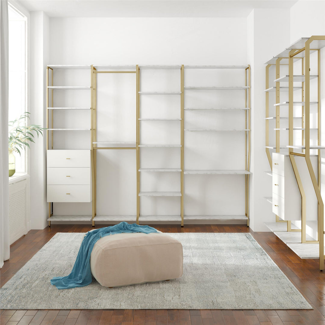 Closet Organizers with Clothing Rods & Cubbies – RealRooms