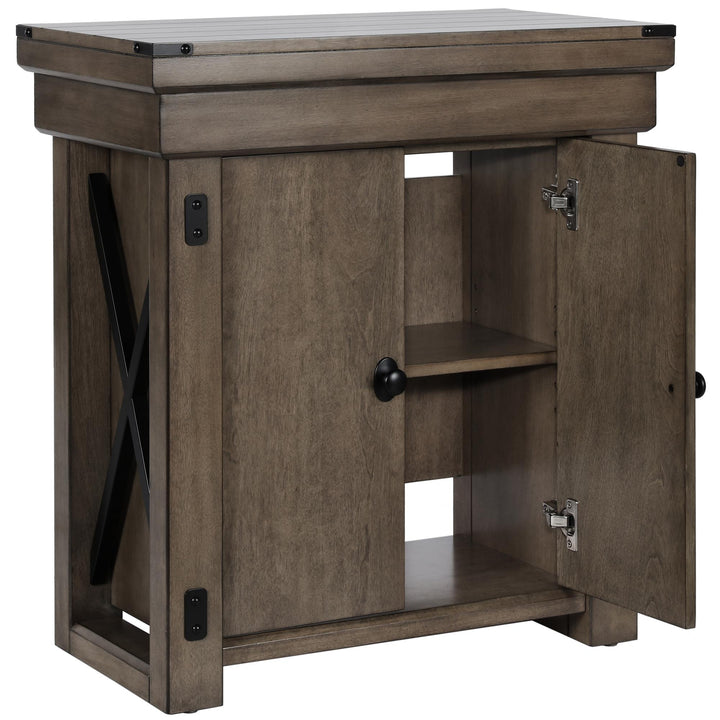 20 gallon fish tank stand with storage - Rustic Gray