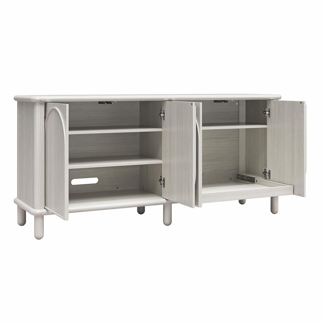 Selena Credenza - Rustic White