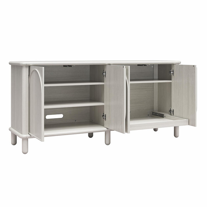 Selena Credenza - Rustic White