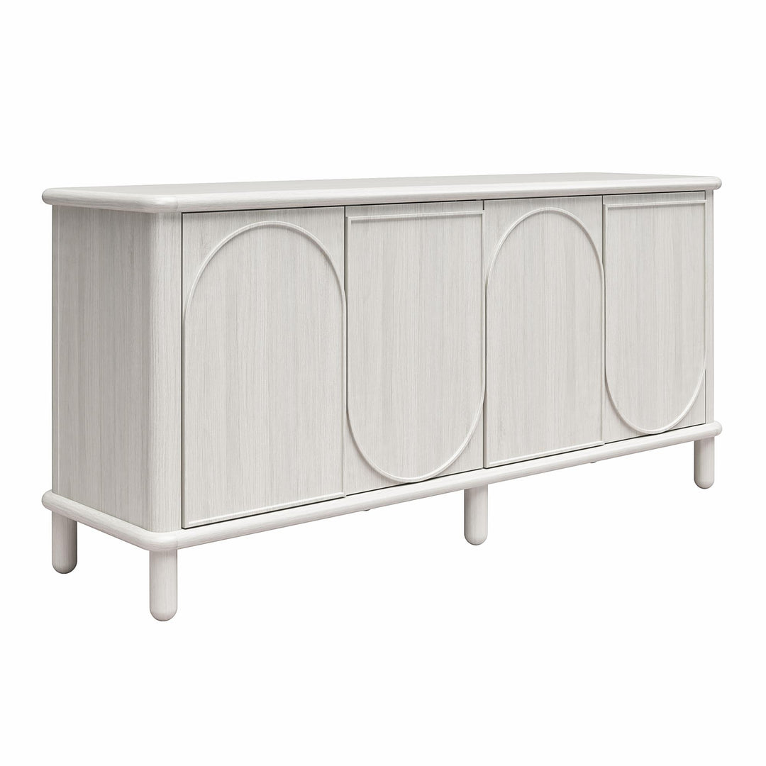 Selena Credenza - Rustic White
