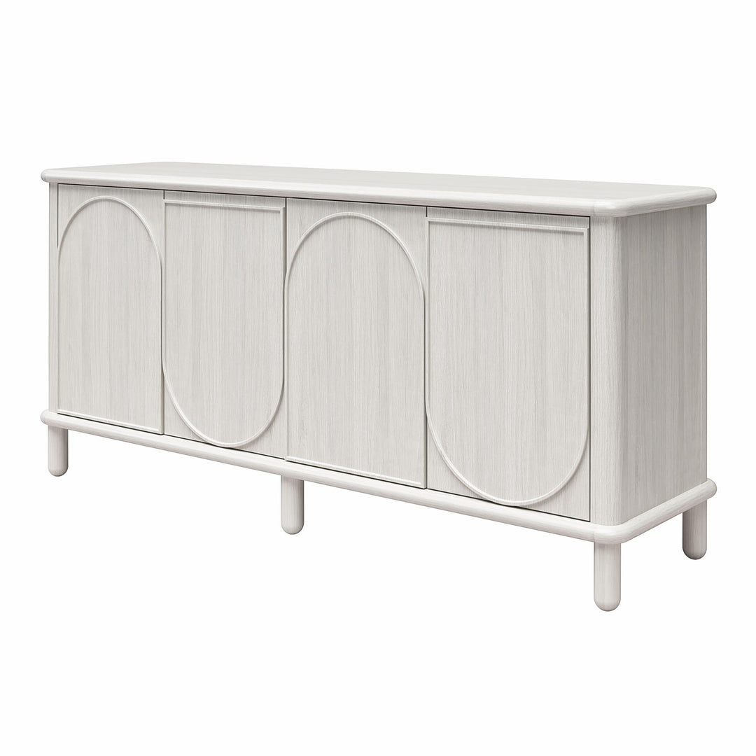 Selena Credenza - Rustic White