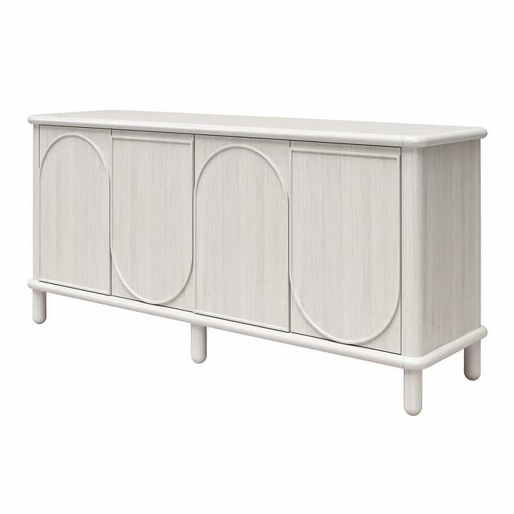 Selena Credenza - Rustic White