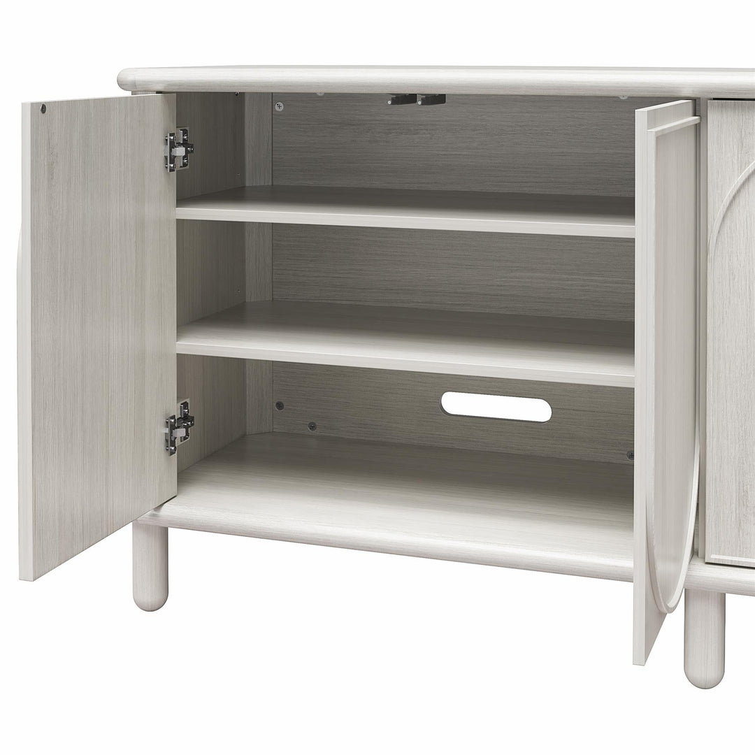 Selena Credenza - Rustic White