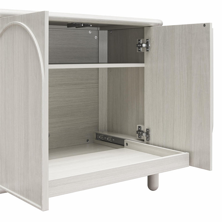 Selena Credenza - Rustic White