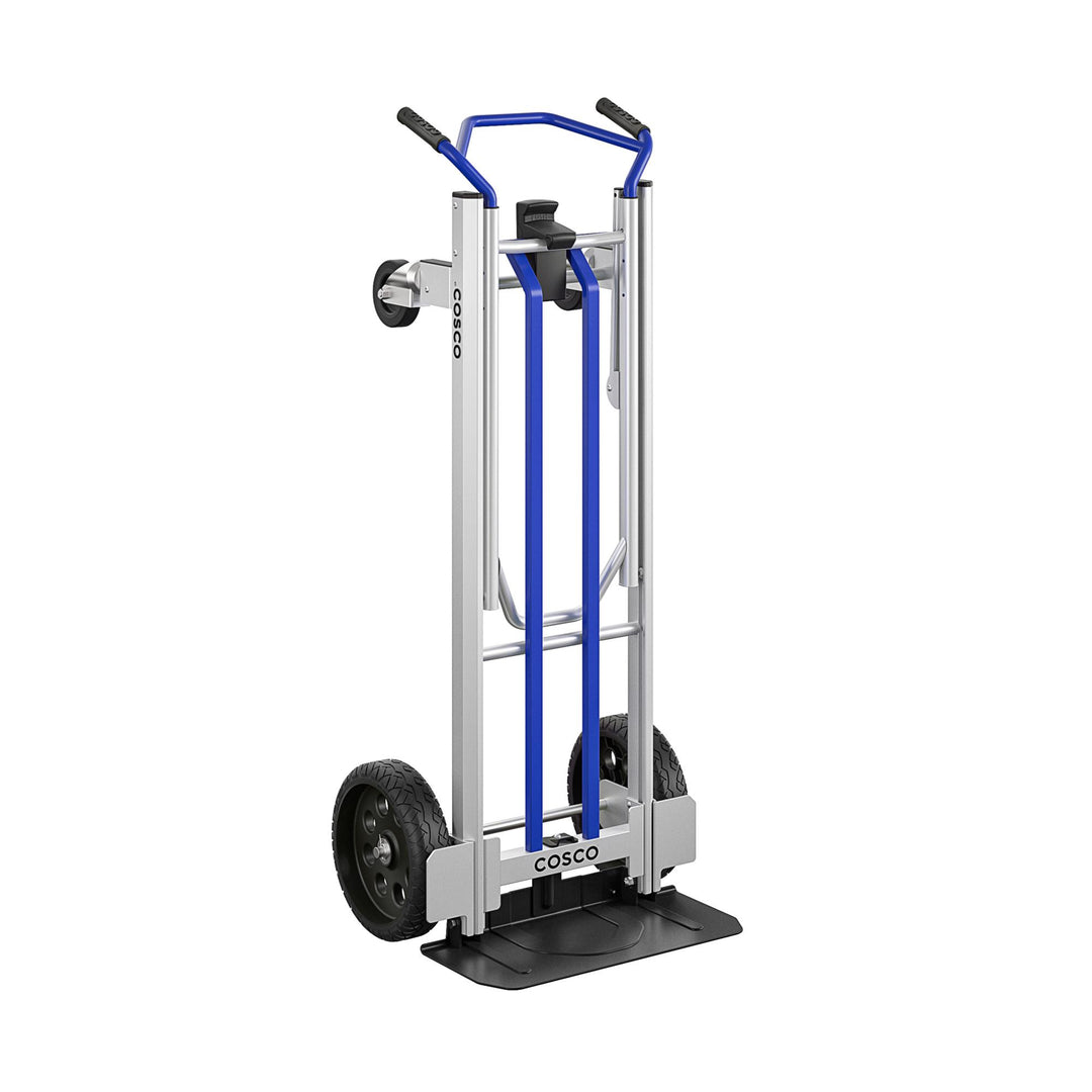 Hand truck with wheels for 800 lb - Blue - 1-Pack