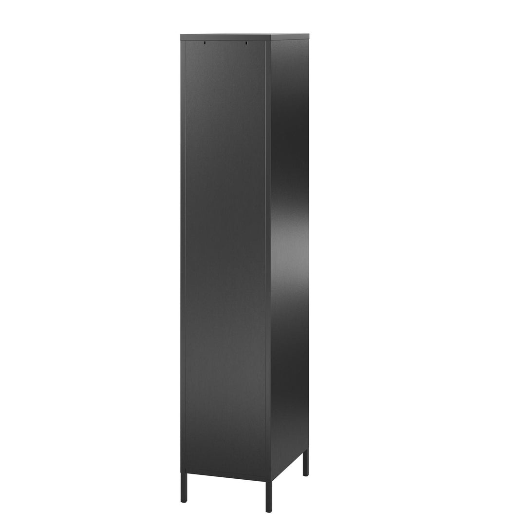 two-tier metal locker - Black