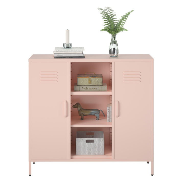console table with closed storage - Pale Pink