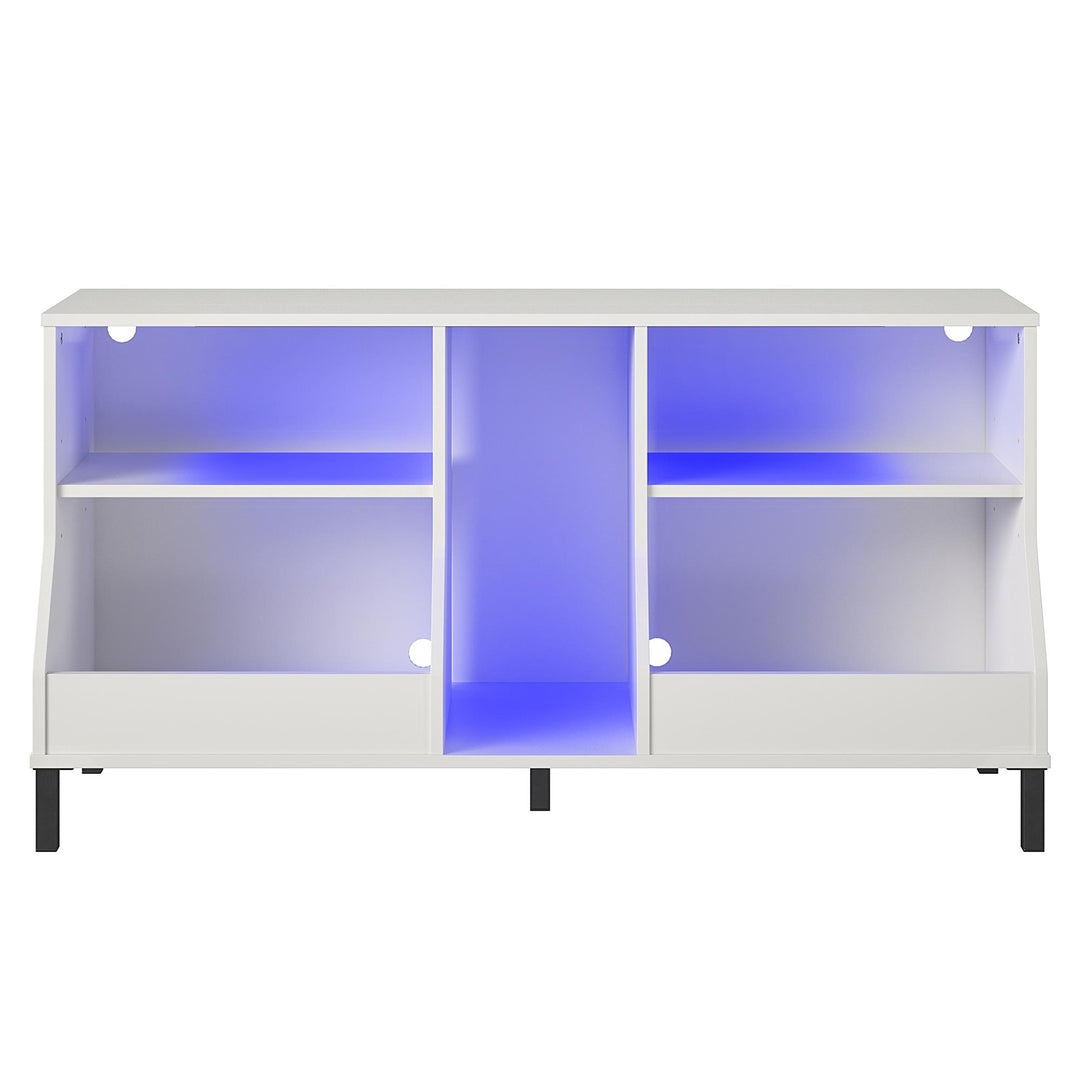 led tv stand  - White