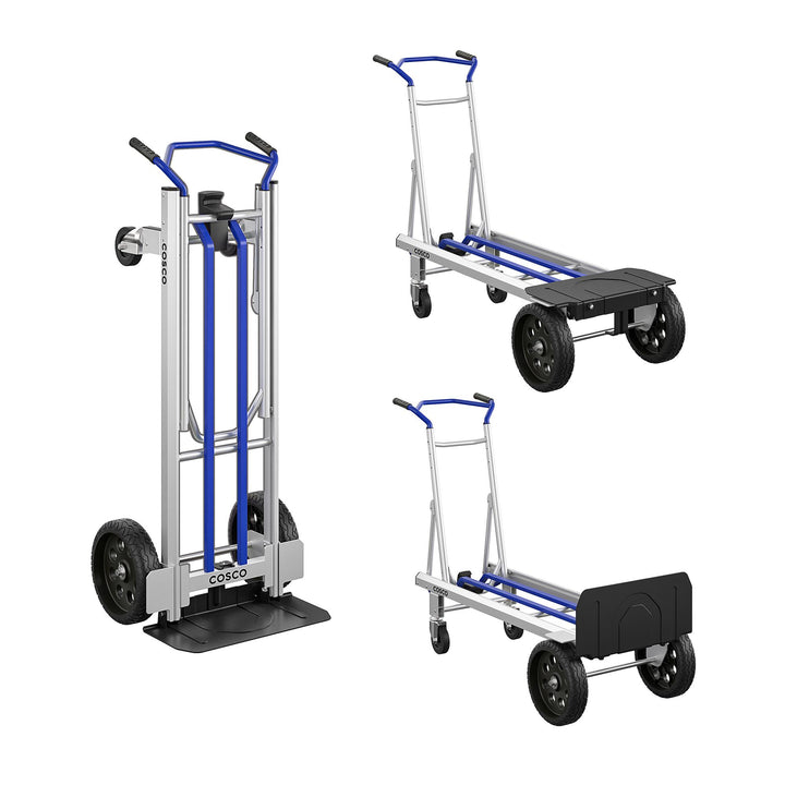 Hand cart with wheels for 800/1000 lb - Blue - 1-Pack