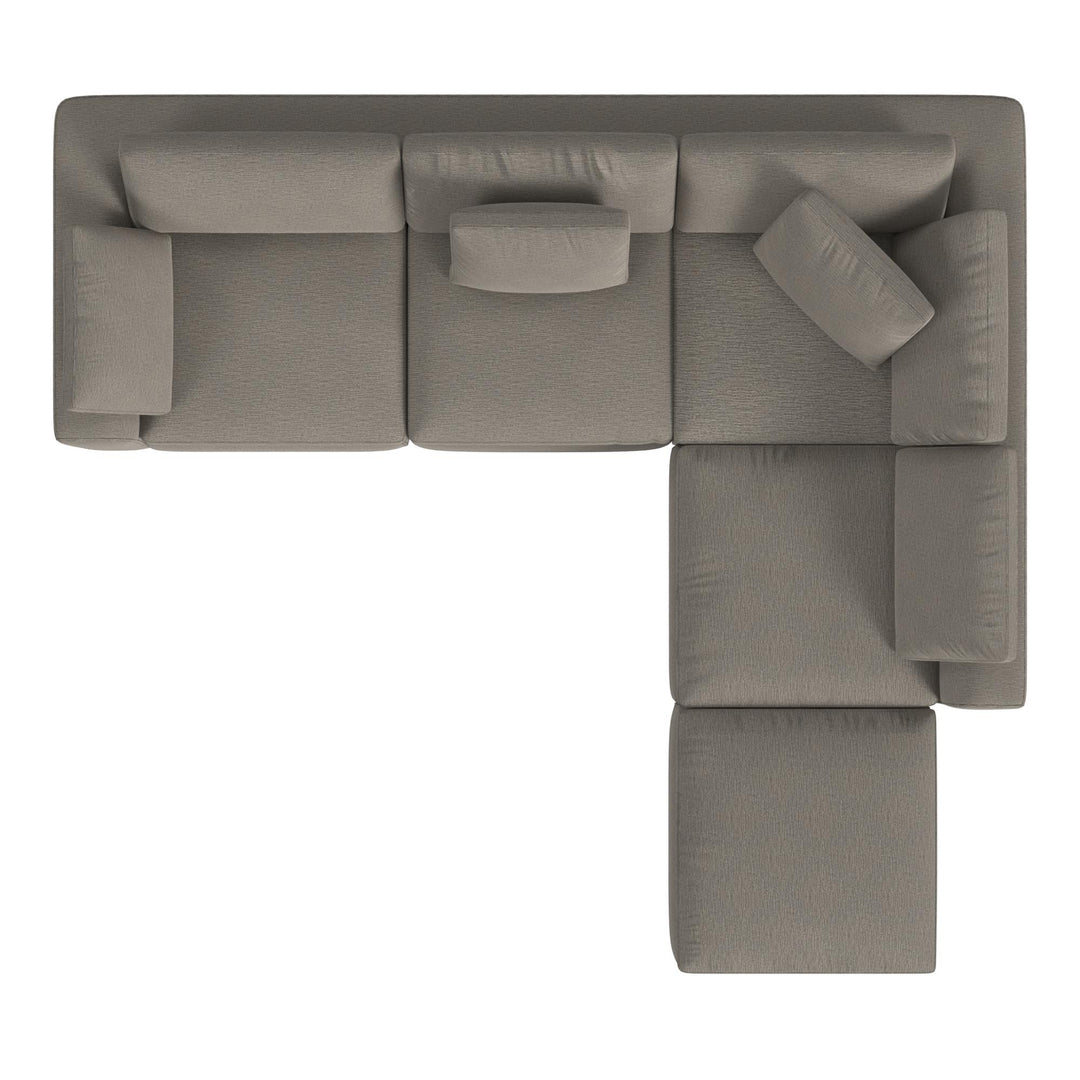 multi-purpose ottoman - Taupe