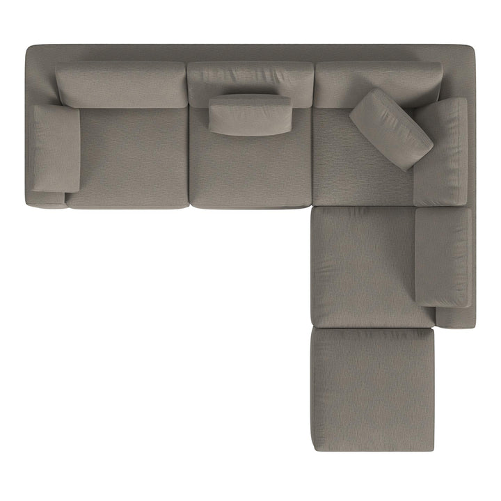 multi-purpose ottoman - Taupe