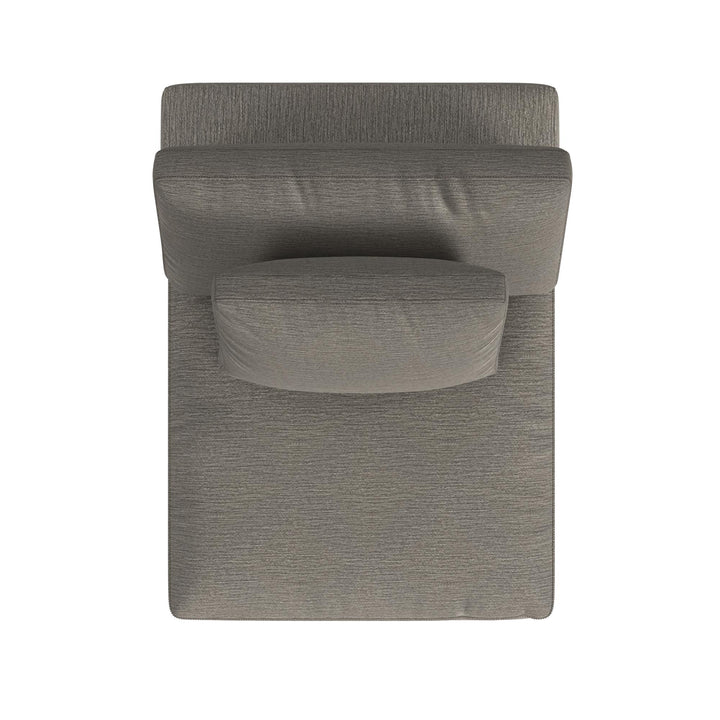 sectional armless chair - Taupe