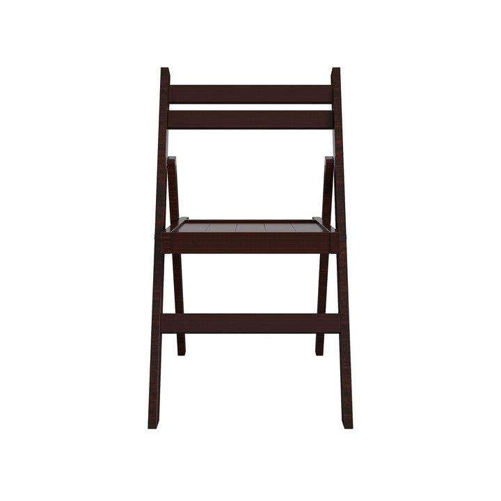 xl folding chairs - Dark Mahogany - 2-Pack