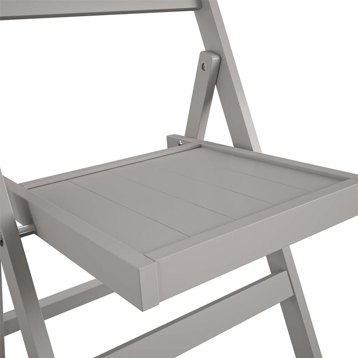 xl folding chairs - Gray - 2-Pack