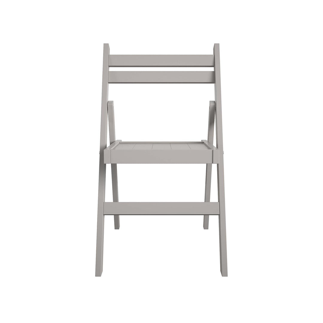 slat chairs - Gray - 2-Pack