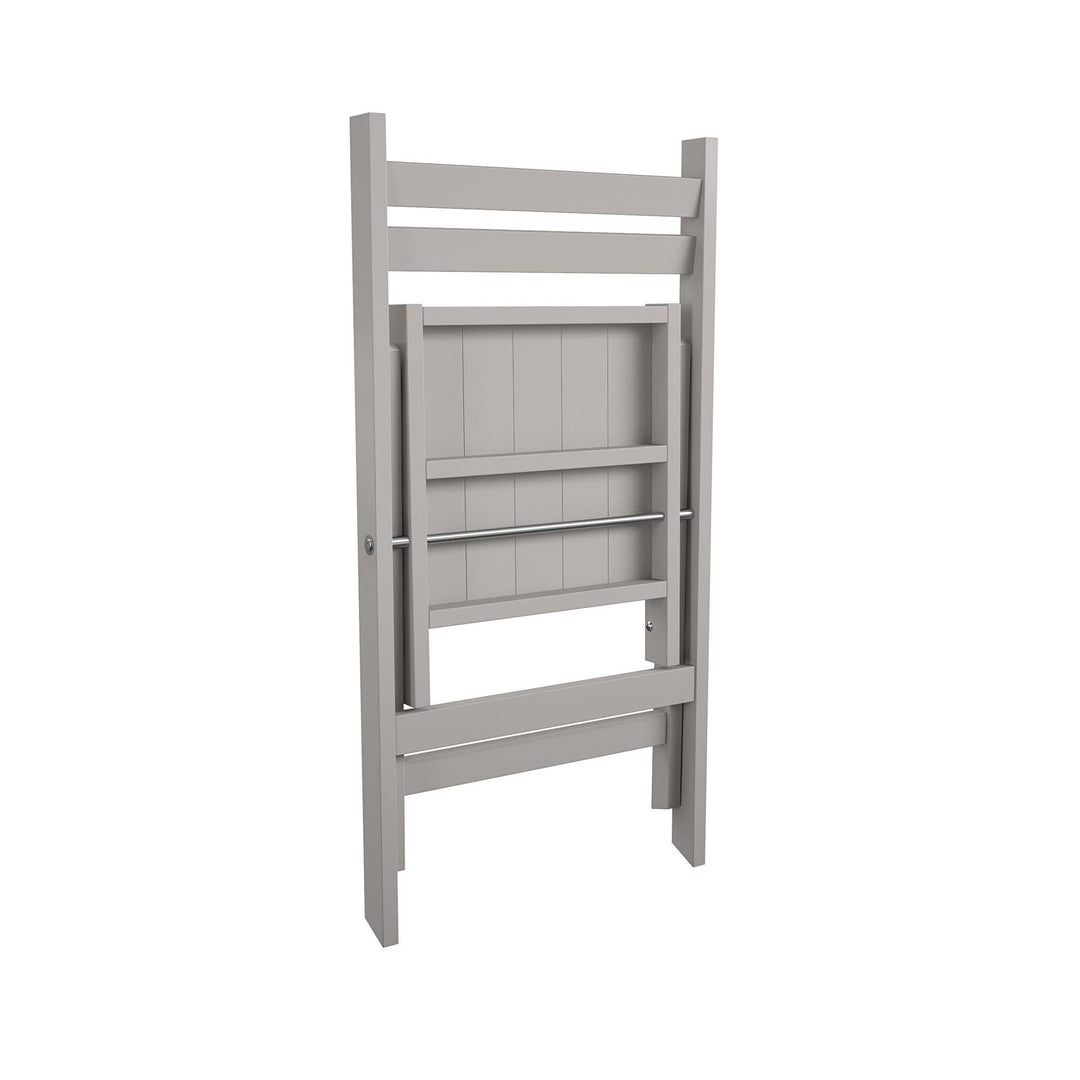 wooden outdoor chairs - Gray - 2-Pack