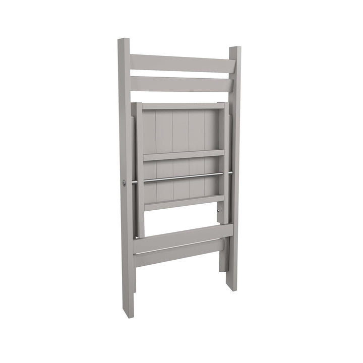 wooden outdoor chairs - Gray - 2-Pack