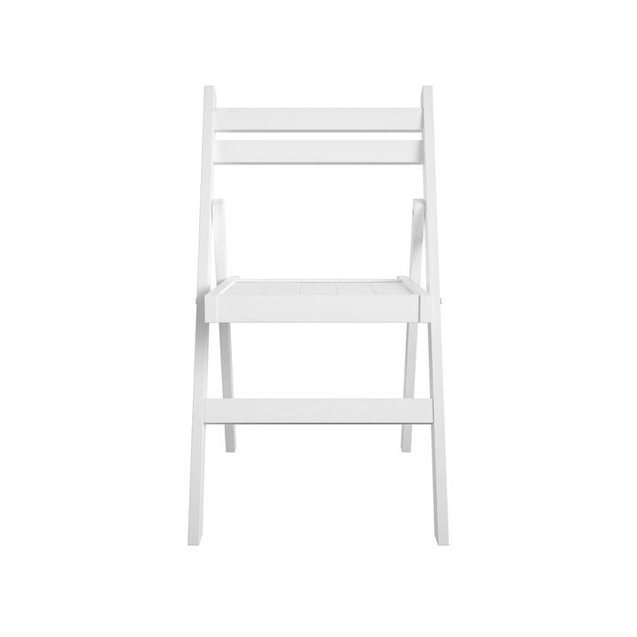 xl folding chairs - White - 2-Pack