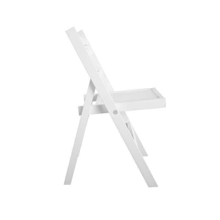 wood beach chairs - White - 2-Pack
