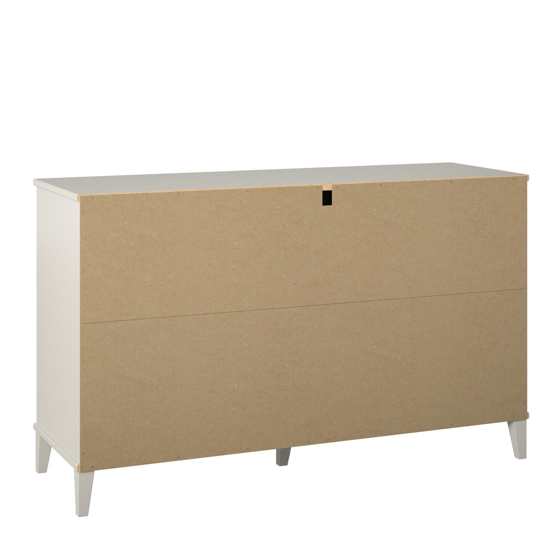 6 Drawer Dresser with Modern Design -  Sharkey Grey