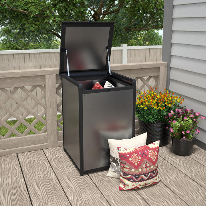 BoxGuard Heavy Duty Multi-Purpose Outdoor Storage & Delivery Box, 55 Gallons - Gray - 1-Pack