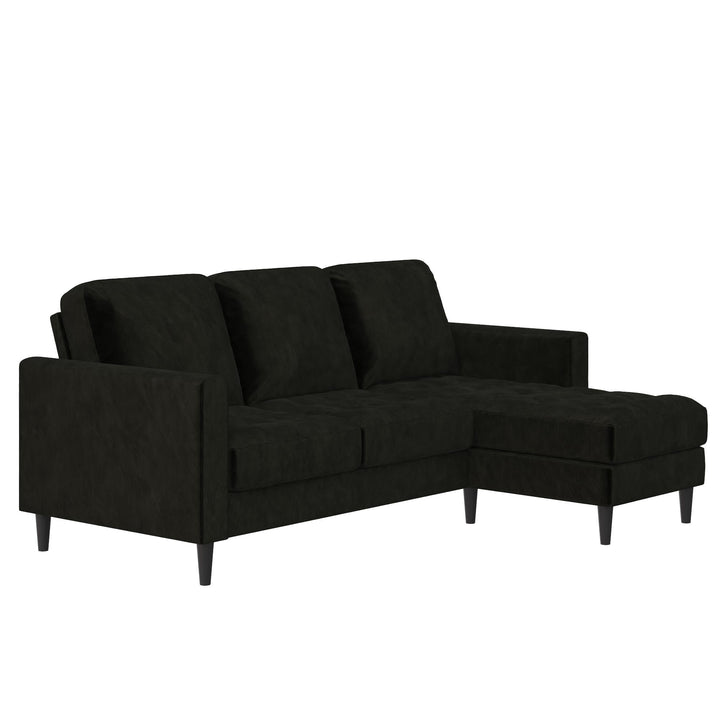 Buy Strummer reversible sectional sofa -  Black