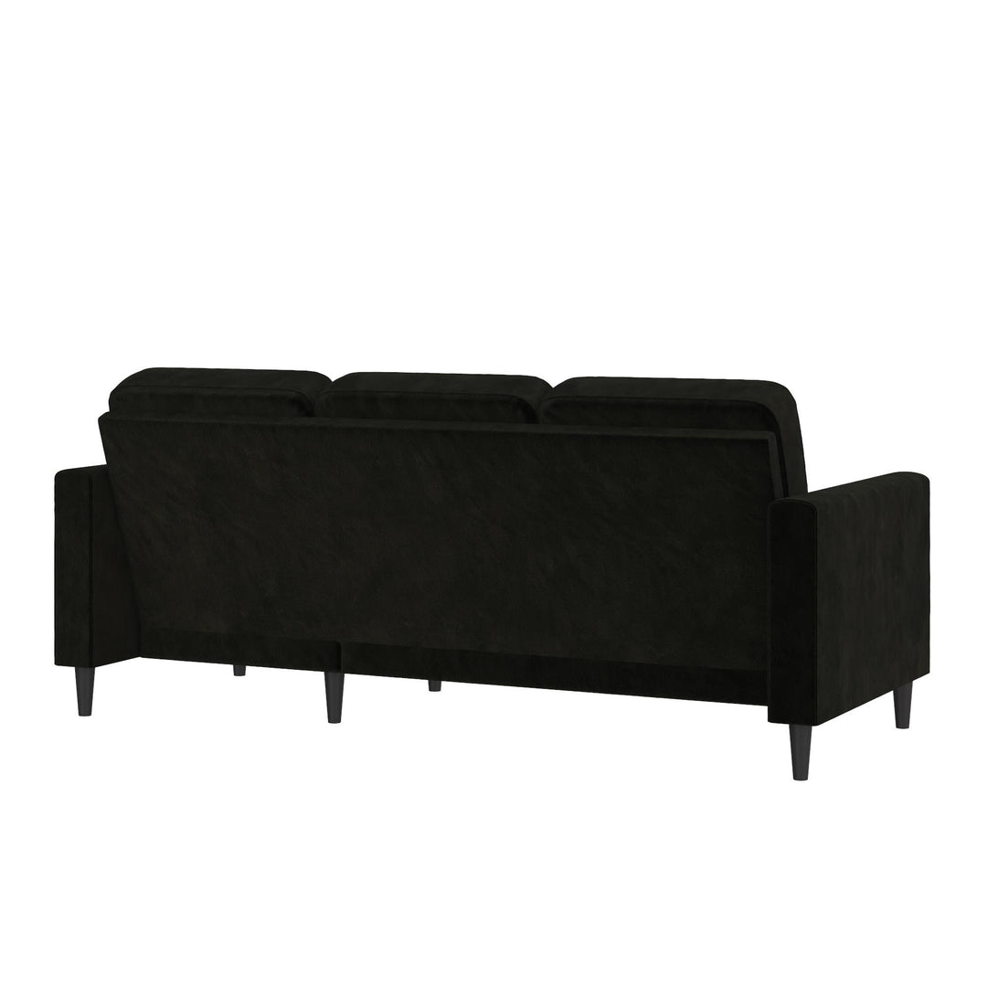 Stylish Strummer sectional sofa couch -  Black