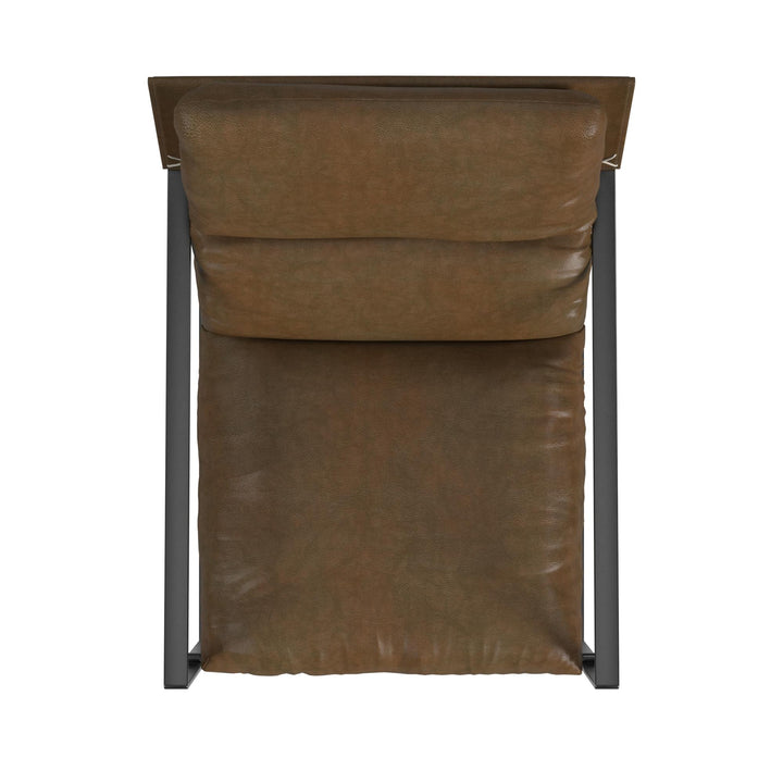 faux leather arm chair - Acorn