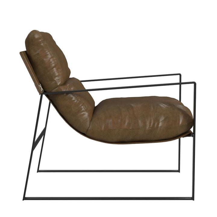 leather accent chair modern - Acorn