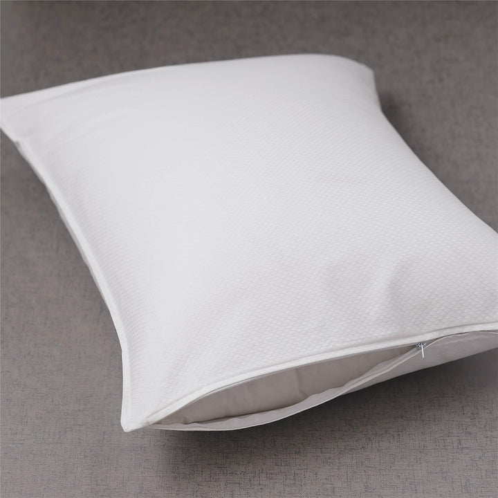 Stay Cool Pillow Protector with PCM -  White 