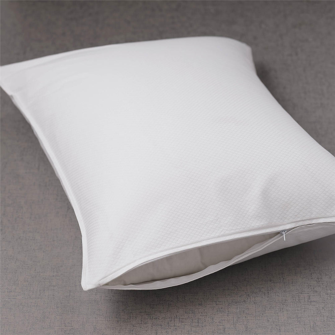 Pillow Protector with Cooling PCM Technology -  White 