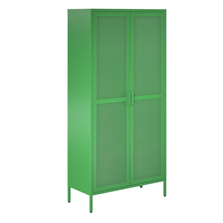 metal storage cabinet - Kelly Green