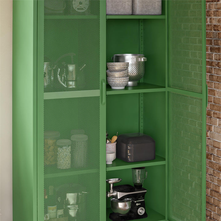 metal locker cabinet - Kelly Green