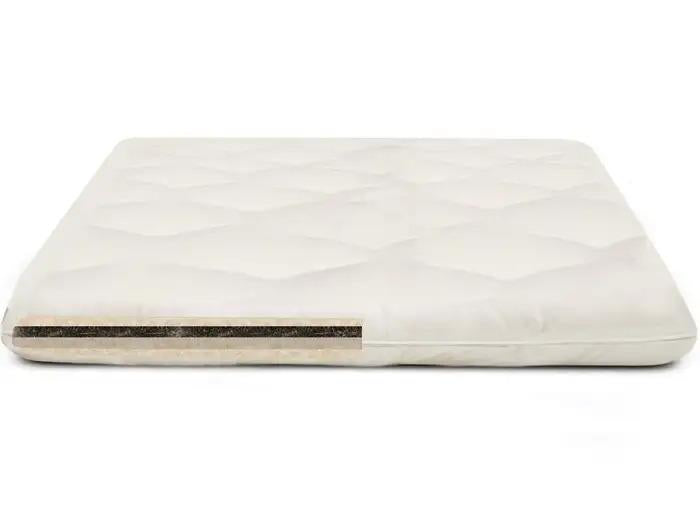 Organic wool topper - Off White - Twin Size