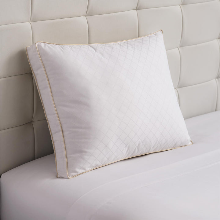 Bed pillow with accent cording - Standard Size