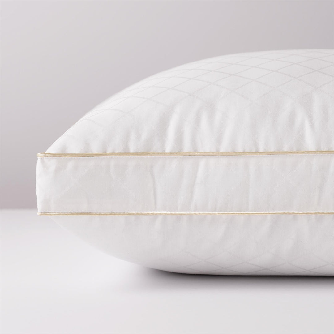 Decorative gusseted pillow with cording - King Size