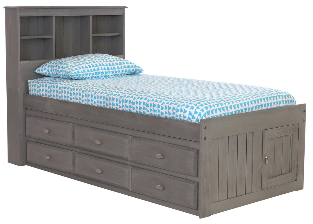 twin bed with storage underneath  - Charcoal