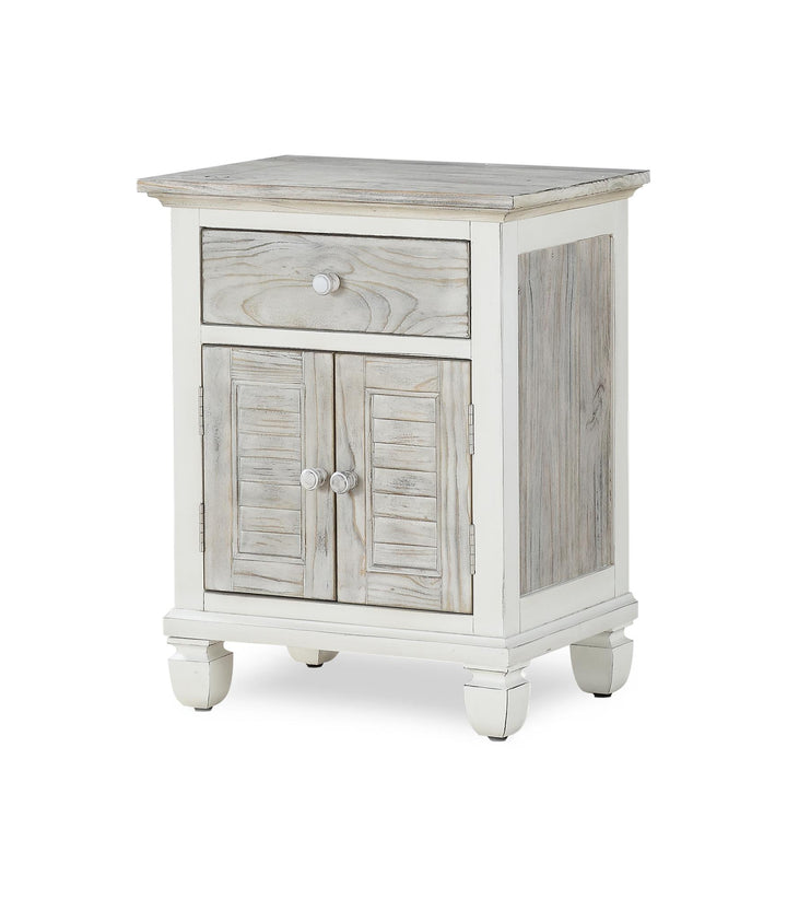 Contemporary bedside nightstand  - Gray