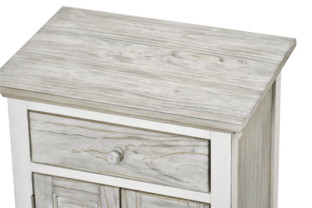 2 door nightstand  - Gray