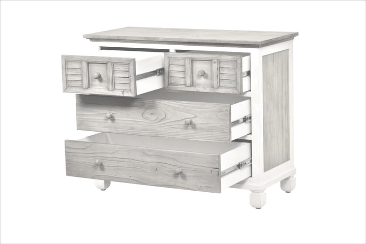 4-drawer bedroom chest  - Gray