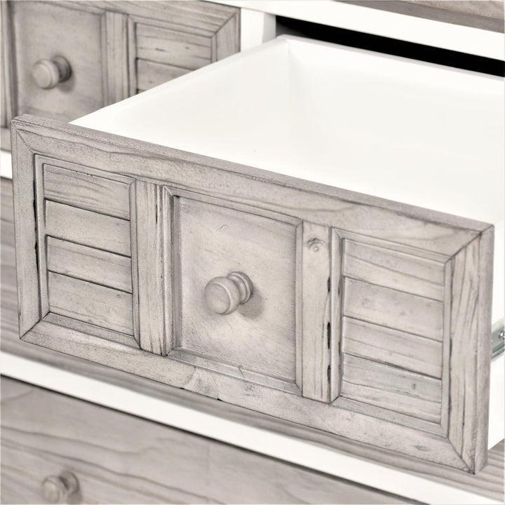 Tall 4 drawer dresser  - Gray