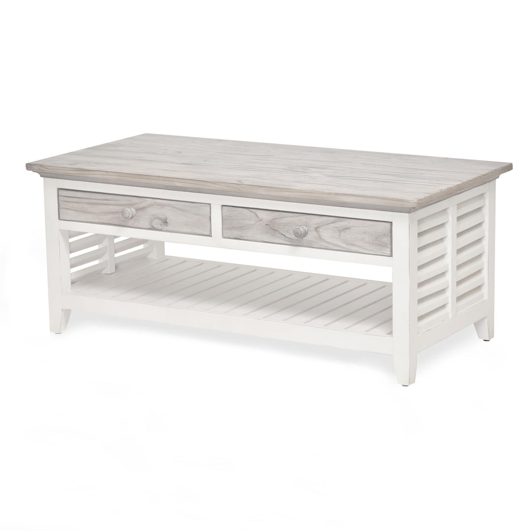 Coffee Table Gray & White - Gray