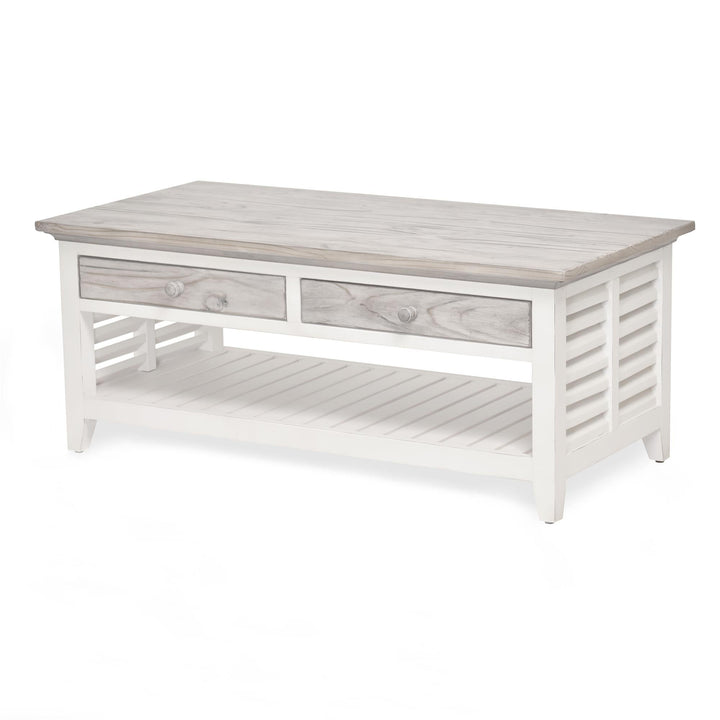 Coffee Table Gray & White - Gray