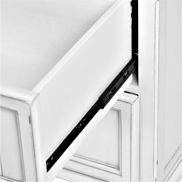 2 Drawer Nightstand - White