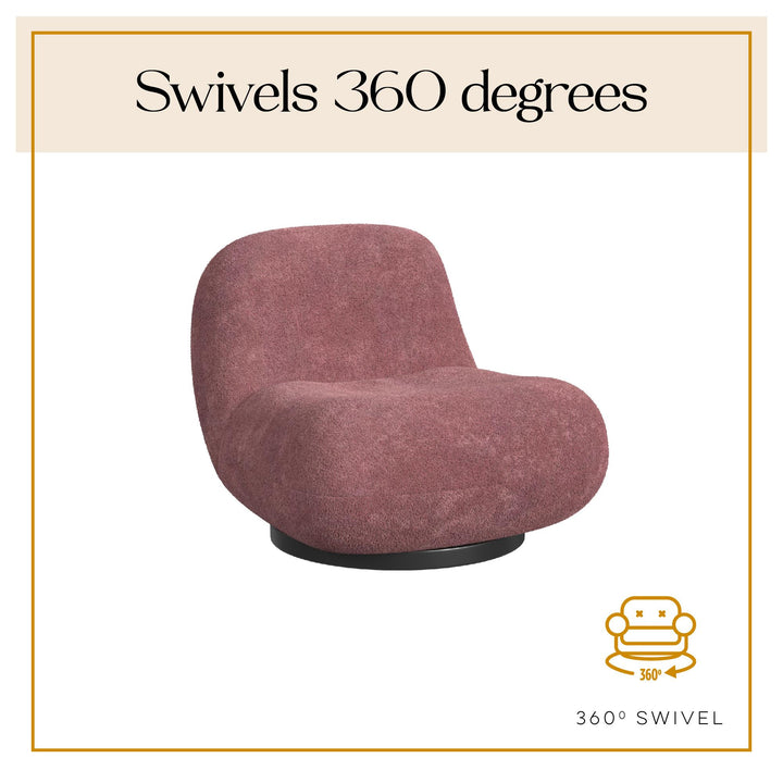modern design boucle chair - Berry