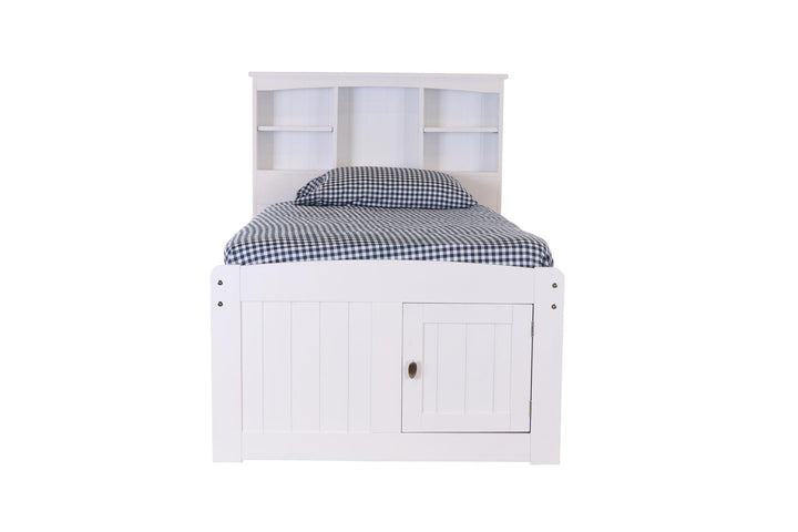 trundle bed with bookcase - Charcoal
