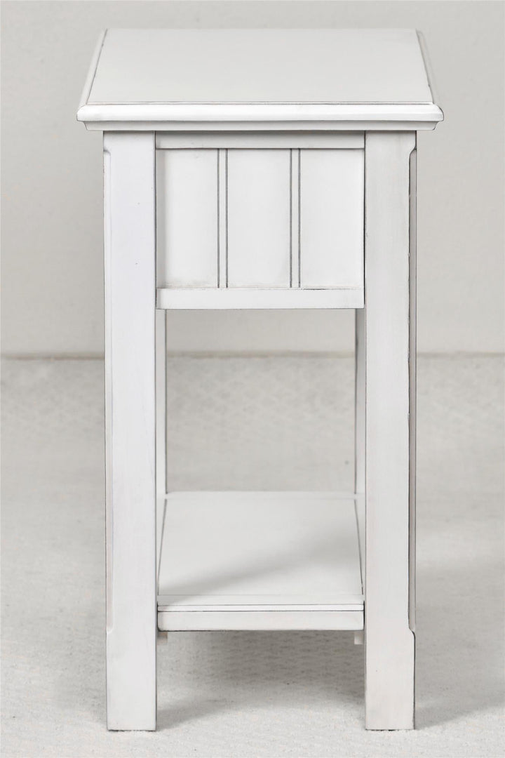 Sag Harbor Chair SideTable - White